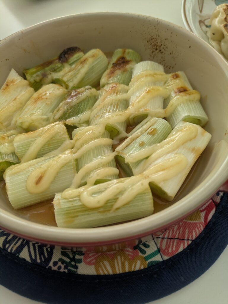 深谷ねぎのマヨしょうゆ焼き